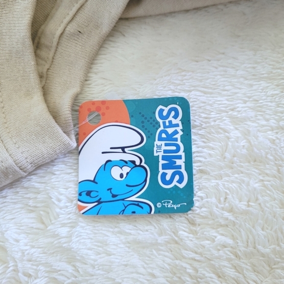 Brisco Brands Lazy🥱 Smurf💙 "Chillin'" Graphic Tee👕 - NWT - Picture 7 of 11